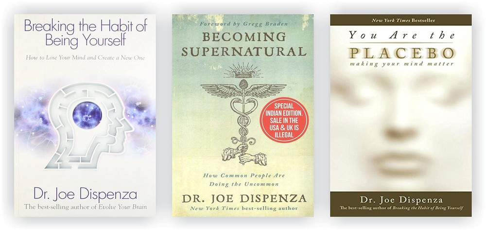 NEW Joe Dispenza 3 Book Set, Becoming Supernatural, Placebo, Breaking the Habit
