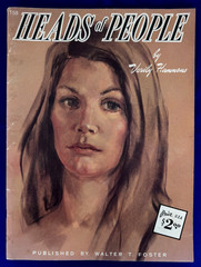 Vintage Heads of People Book by Verily Hammons–Walter T. Foster Art Pastels