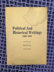 Political and Historical Writings 1884-1890 Jose Rizal 3rd Print Auditor Stamped