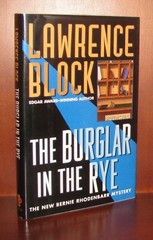 The Burglar in the Rye Signed First Edition Hardcover Lawrence Block Bernie Rhod