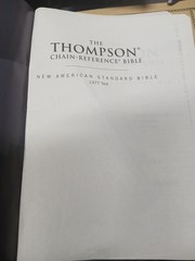 ESV Thompson Chain-Reference Bible Leathersoft Brown Red Letter 1977 Text