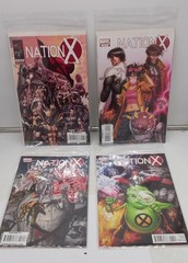 Nation X Marvel #1 2 3 4 X-Men Mini Series Comic Book Set 1-4 Complete (2010)