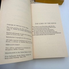 J.R.R. Tolkien The Hobbit + Lord of the Rings Box Set Gold Slipcase 1978 Vintage