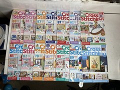 World of Cross Stitching Magazine Lot 14 Issues UK Ex-Library 2025-2022 Mixed