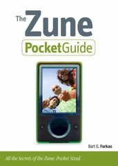 The Zune Pocket Guide by Farkas, Bart G., Good Book
