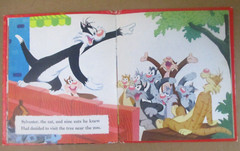Vintage Looney Tunes Sylvester & Tweety 2 HC Books Plush & PVC Figures