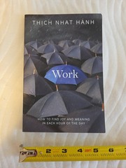 Work, By Thich Nhat Hanh 25% OFF ($12.95 Retail) — Very Good Condition