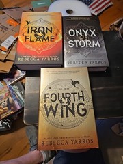 Fourth Wing, Iron Flame, Onyx Storm Sprayed Edges, Rebecca Yarros HC DJ
