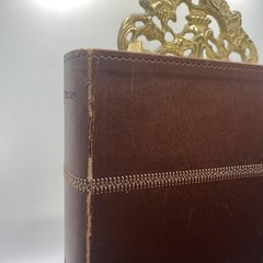 The Message Bible Eugene Peterson Apress Brown Leather Large Print Numbered USA