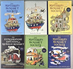 The Mysterious Benedict Series By Trenton Lee Stewart Book Lot of 6 Paperbacks