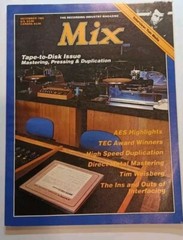 Mix The Recording Industry Magazine Dec 1985 Tom Waits Tape To Disk Issue