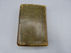 Vintage Holy Bible Leather Pocket Size King James (worn), from Hawaii, 1970s