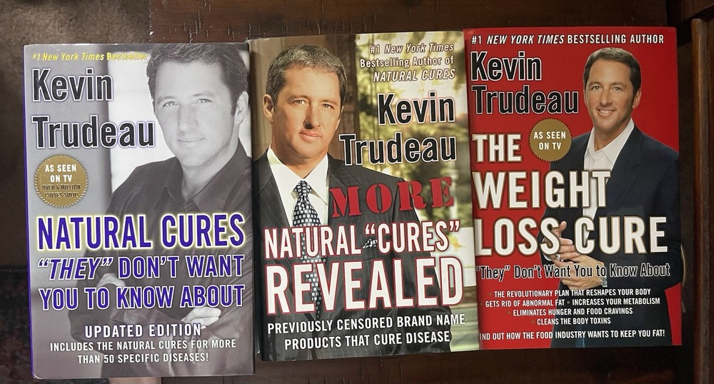 Kevin Trudeau Book Lot Natural Cures More Cures Revealed Weight Loss Cure