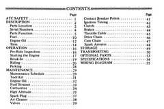 1979 Honda ATC110 Owner’s Manual 58 Pages