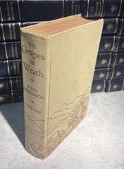 The Grapes of Wrath by John Steinbeck 1939 Viking Press 1st Book Club Edition