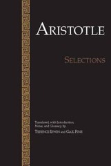 Aristotle: Selections by . Aristotle (1995, Trade Paperback)