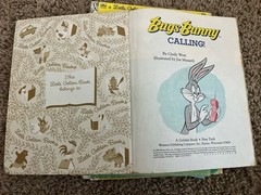 Vintage Little Golden Books Looney Tunes Lot of 6 Bugs Bunny Tweety Sylvester