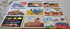 Lot 9 Vintage Library Bound Hardcover Books By Ruth Heller