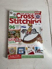 World of Cross Stitching Magazine Lot 14 Issues UK Ex-Library 2025-2022 Mixed