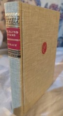SELECTED POEMS OF HORACE 1947 THE CLASSICS BOOK CLUB LIBRARY