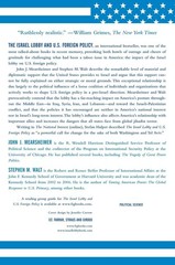 The Israel Lobby and U.S. Foreign Policy
