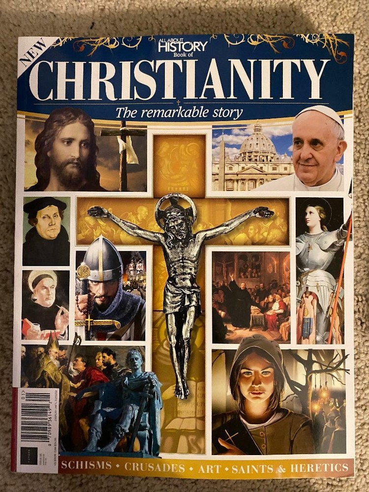 CHRISTIANITY BOOK 146 Pages REMARKABLE STORY Crusades ART Saints & Heretics 2021