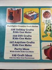 Highlights Creative Craft Series 4 Book Lot Set Vintage Kids Craft Ideas Books
