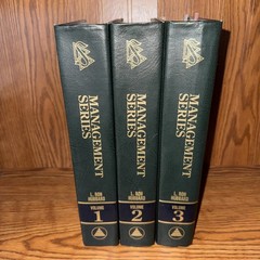 L. Ron Hubbard Management Series 1-3 Set Hardcover Books