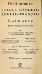French eng Dict Mass Market Paperbound Society encyclopedique un