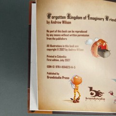 Rare Sealed 2007 Forgotten Kingdom Andrew Wilson Sketchbook Brandstudio 1st Ed.