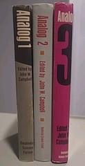 John W. Campbell Analog Book Lot Of 3. Hc/dj/bce Free Shipping