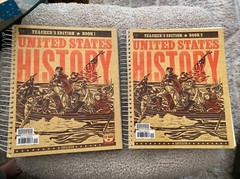 Bob Jones United States History Teacher Edition Textbook 11th Grade Book 1 And 2