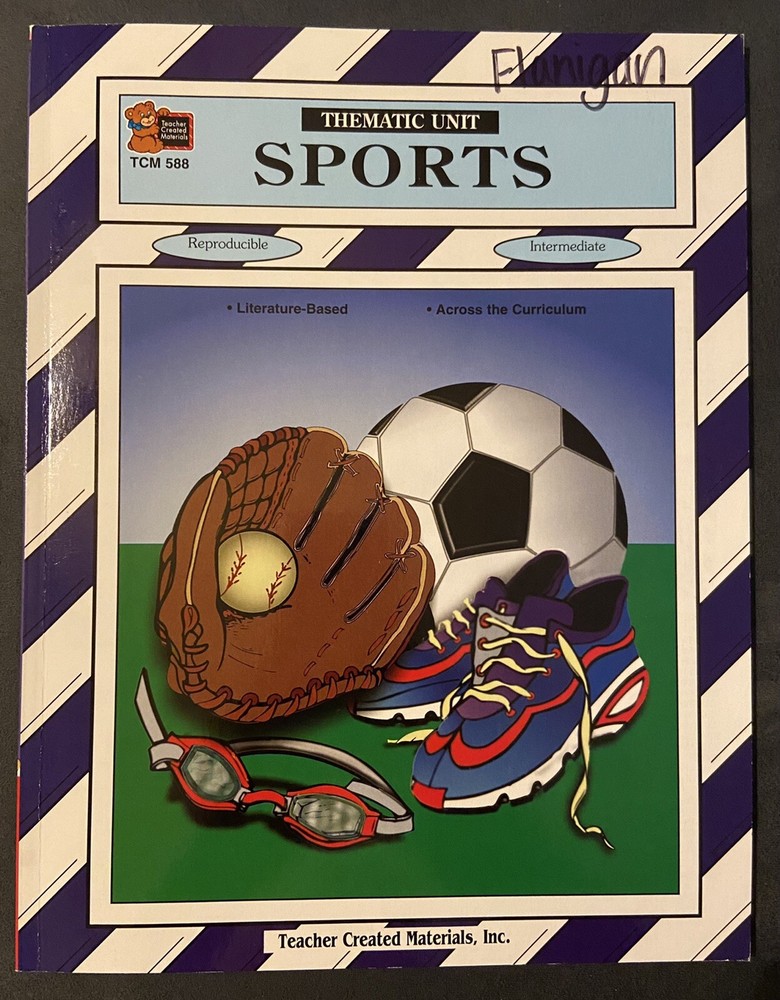 Thematic Unit: SPORTS-Teacher Created Materials-Intermediate-Reproducible book