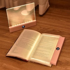 LED Book Light and Night Light 2 in 1, 3 Color Temperatures & Stepless Dimmin…