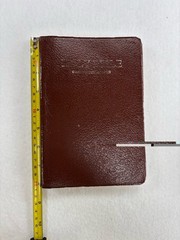 Holy Bible King James Version English Brown Leather Bound