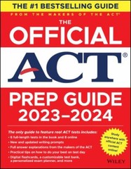 Official ACT Guide 2023-2024-Practice Tests, 400 Digital Flashcards
