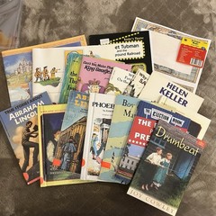 16 book lot History Biography Social Studies American Historical Narrative USA