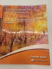 Learning Language Arts Through Literature Orange Book Teacher & Student paperbac