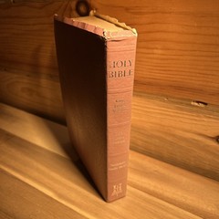 Holman King James V Red Letter Edition Bible, Study Helps Maps 1979 Dusty Rose