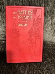 THE BATTLES OF TOLKIEN David Day Illustrated Guide Flexi Bound Faux Leather