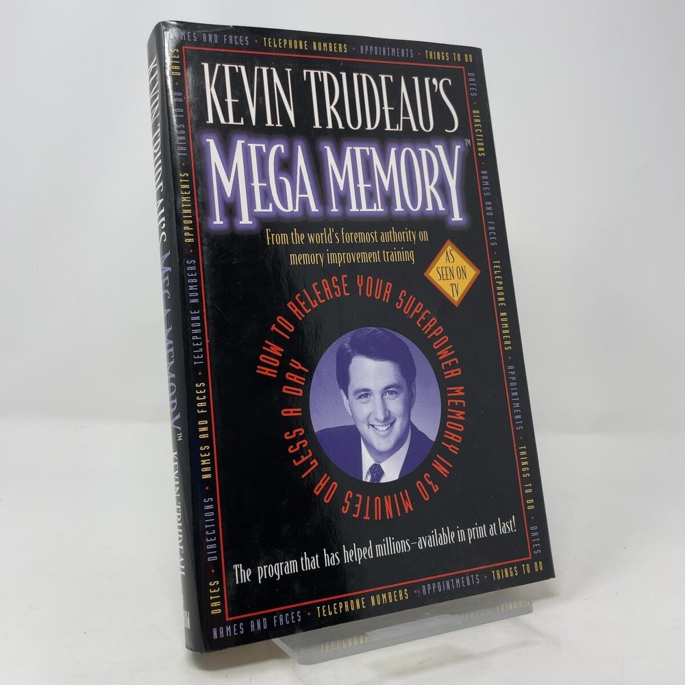 Kevin Trudeau’s Mega Memory by Kevin Trudeau HC First Edition Like New 1995