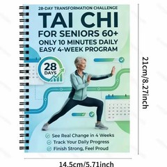 28-Day Tai Chi for Seniors Guide Easy 10-Min Daily Routine | Balance, Flexibile