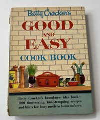 Vintage 1954 BETTY CROCKER’S GOOD AND EASY COOKBOOK 1ST Edition 4th Printing