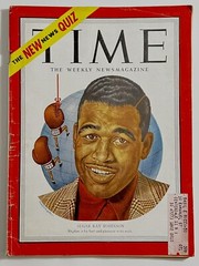 Sugar Ray boxer 1951 Time Magazine Robinson Cover Art June 25 TIM