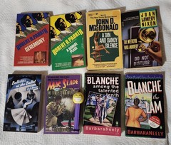 1980-90s Murder Mystery Crime Noir Paperback Book Lot X 8 Blanche Mac Slade VTG