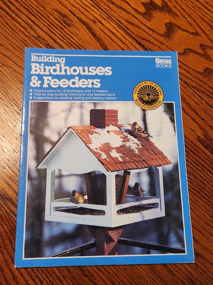 Ortho BOOKS. Building Birdhouses & Feeders Preowned