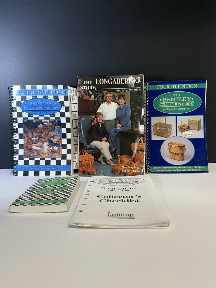Bentley Collection Guide For Longaberger Baskets & The Story of LONGABERGER Lot