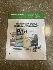 Elementary World History – You Report! ~ Teacher Guide ~ Master Books ~ Good