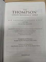 ESV Thompson Chain-Reference Bible Leathersoft Brown Red Letter 1977 Text