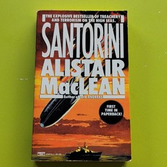 Alistair MacLean Santorini, Paperback, Ballantine 1988 Thriller, 1st Ed